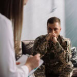 Photo of military man having a behavioral health emergency