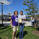 Stacey and Jess with Change Maker Award