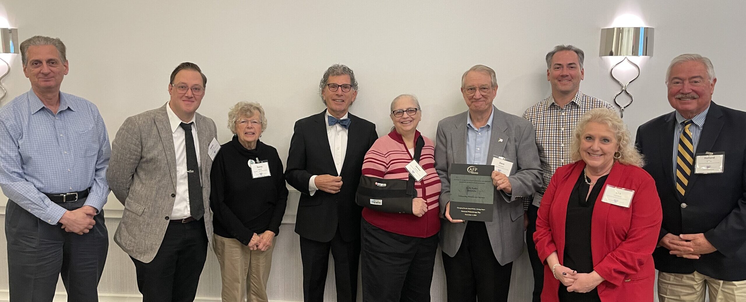 Philanthropy Day recognized by friends of Dave Richards and O-N Radio.