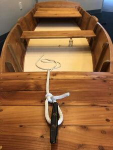 Boat built by members of The Harbour youth center