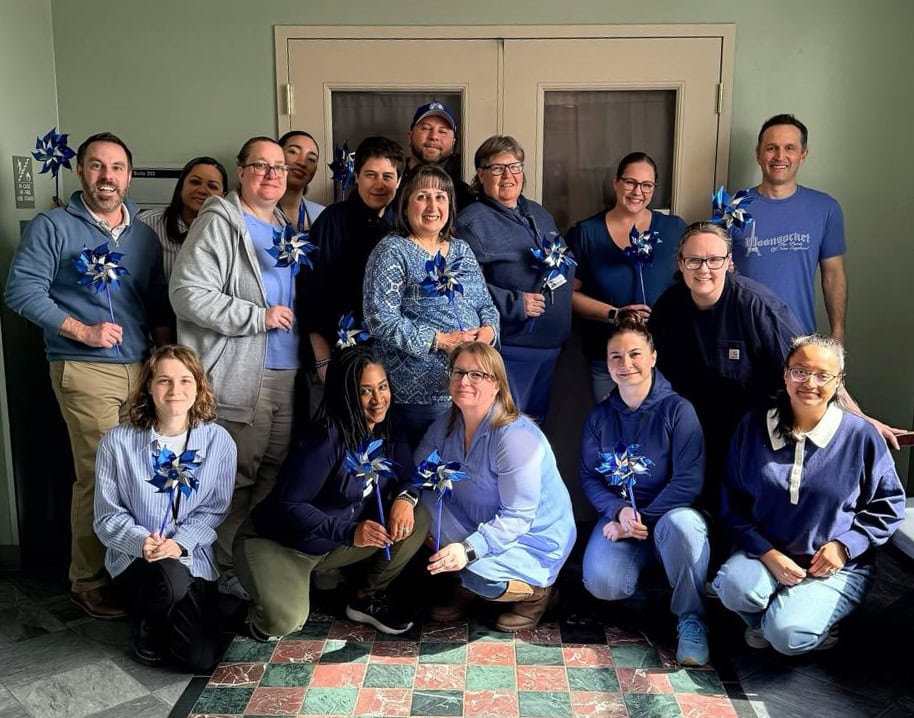 FCCP wears blue for Child Abuse Prevention Month