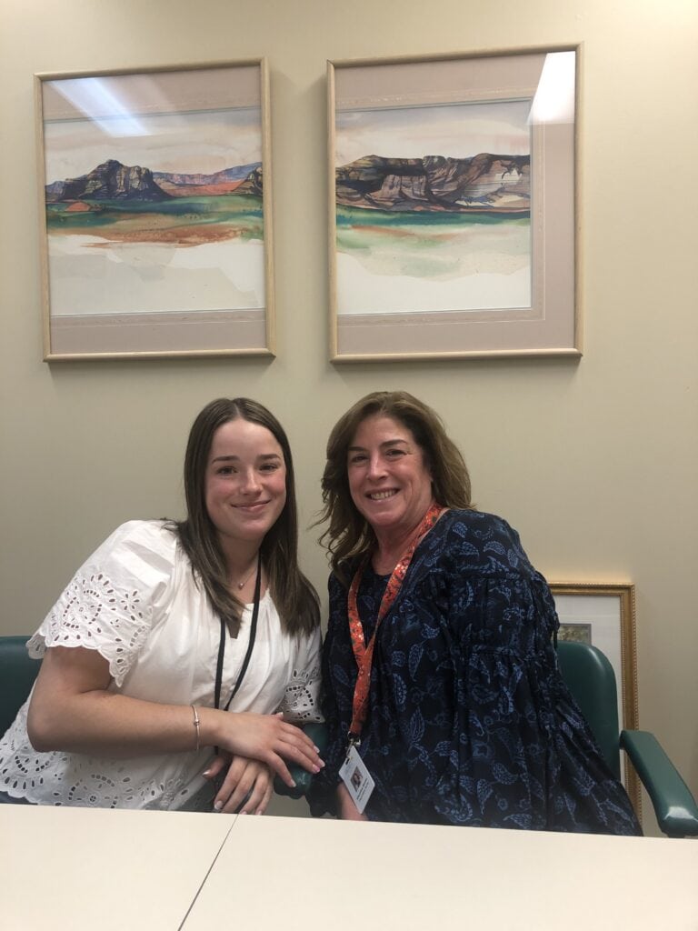 Daughter & mother, talk about how they both became nurses and work for Community Care Alliance.