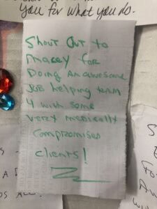 Shout out to Nurse Macey