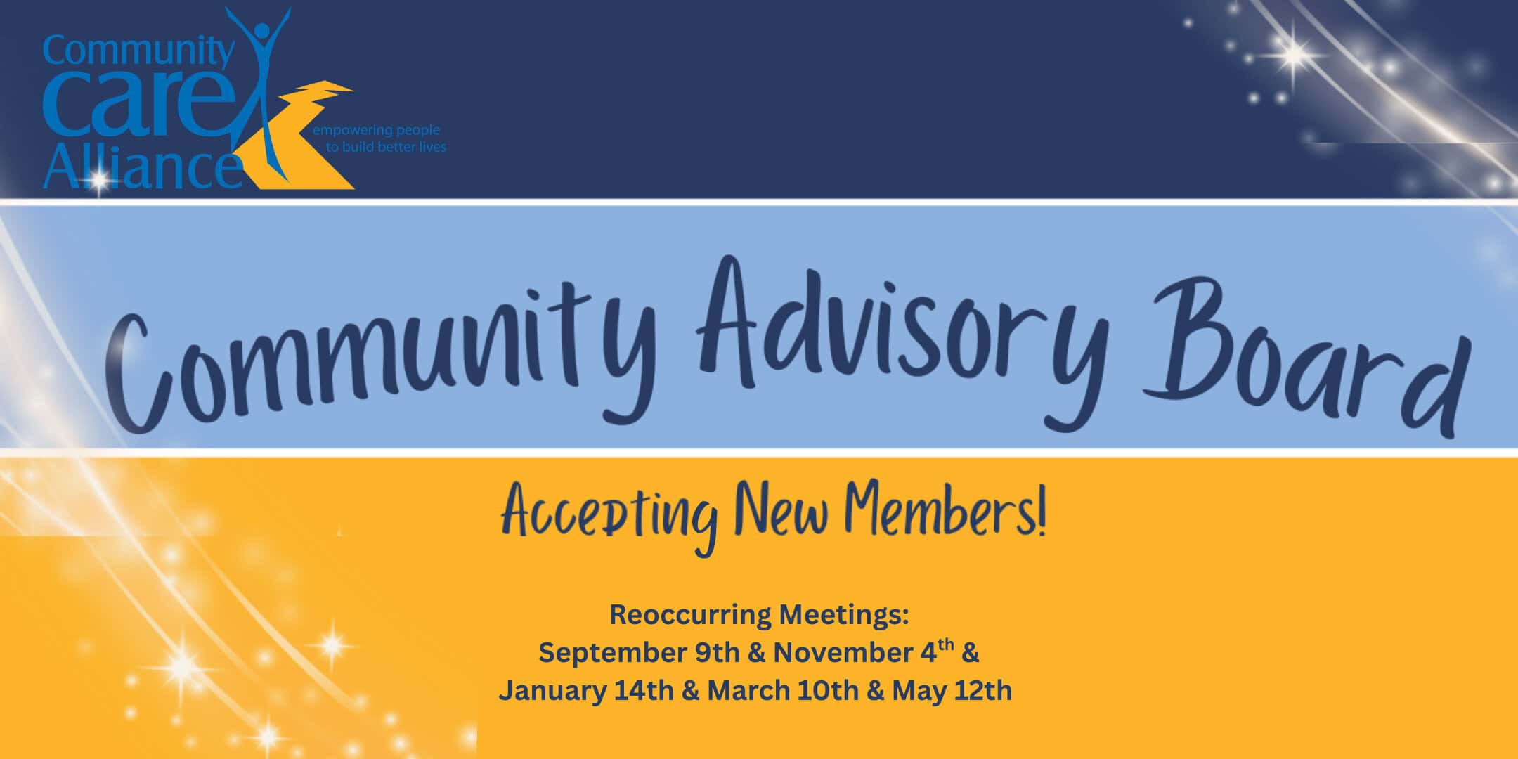 Community Advisory Board Meeting Dates