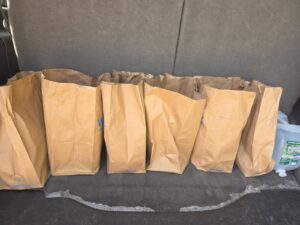 Chicoine House Food Donation Bages