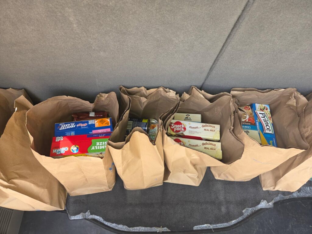 Chicoine House Food Pantry Donation Bags
